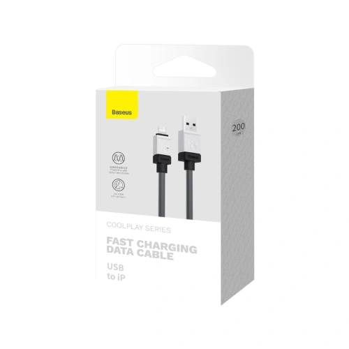 Kabel Baseus CoolPlay USB-C/Lightning 20W 1m czarny