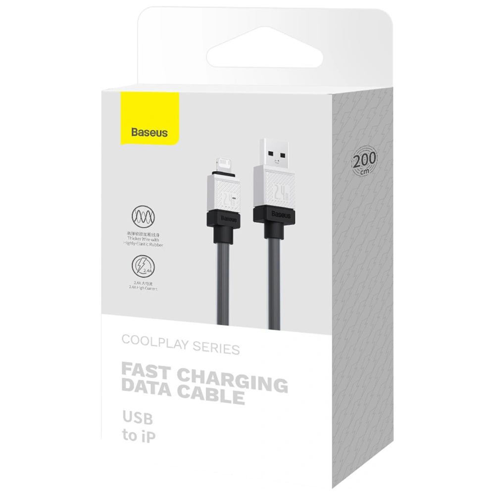 Hurtownia GSM - Kábel Baseus CoolPlay USB-C/Lightning 20W 1m fekete - BSU4350 - {ean13} - Hurt