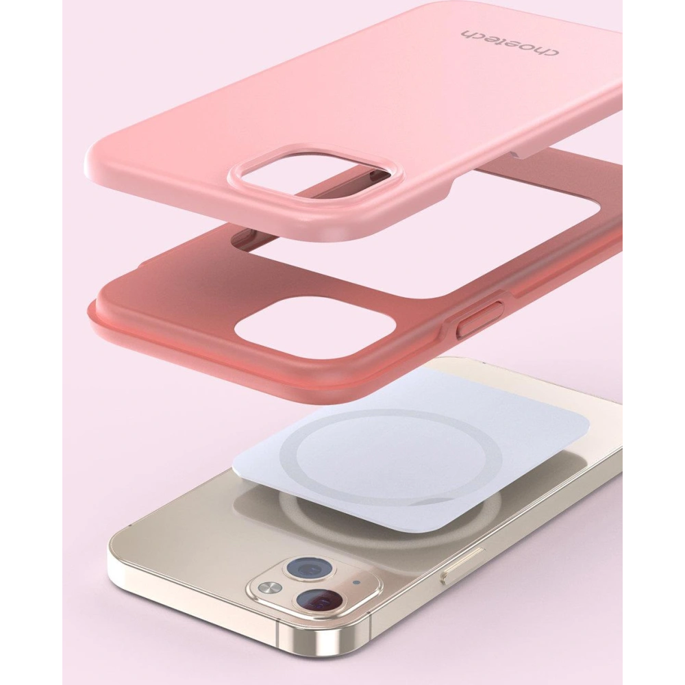 Hurtownia GSM - Etui Choetech PC0112-MFM-PK MFM Anti-drop Made For MagSafe Apple iPhone 13 różowy - CHT132 - {ean13} - Hurt