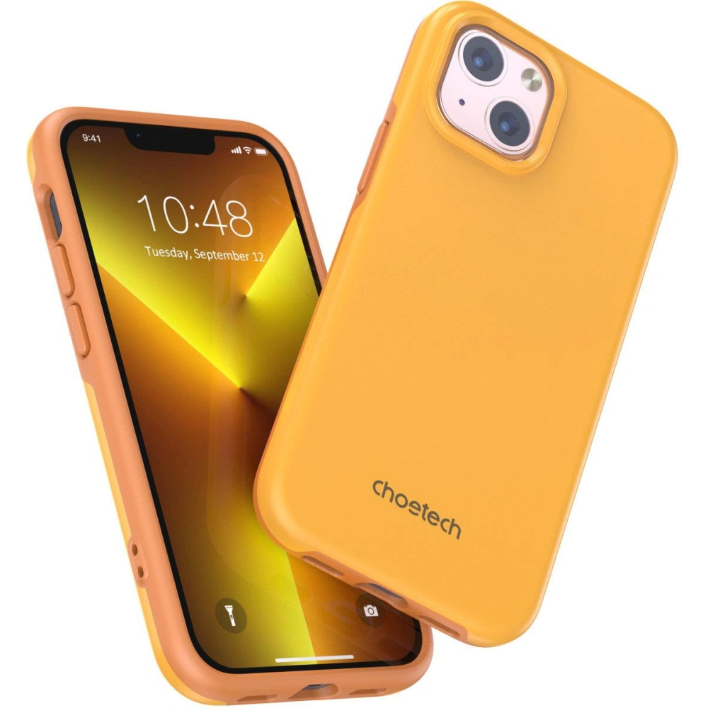 Hurtownia GSM - Etui Choetech PC0112-MFM-YE MFM Anti-drop Made For MagSafe Apple iPhone 13 pomarańczowy - CHT133 - {ean13} - Hurt