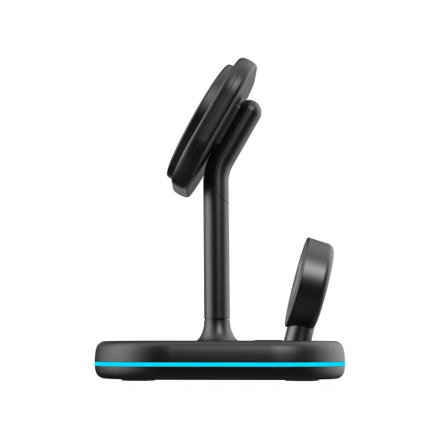 Ładowarka bezprzewodowa Tech-Protect QI15W-A27 3in1 Magnetic MagSafe Wireless Charger Black