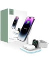 Hurtownia GSM - Vezeték nélküli töltő Tech-Protect QI15W-A27 3in1 Magnetic MagSafe Vezeték nélküli töltő Fehér - THP2055 - {ean13} - Hurt