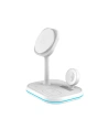Hurtownia GSM - Vezeték nélküli töltő Tech-Protect QI15W-A27 3in1 Magnetic MagSafe Vezeték nélküli töltő Fehér - THP2055 - {ean13} - Hurt