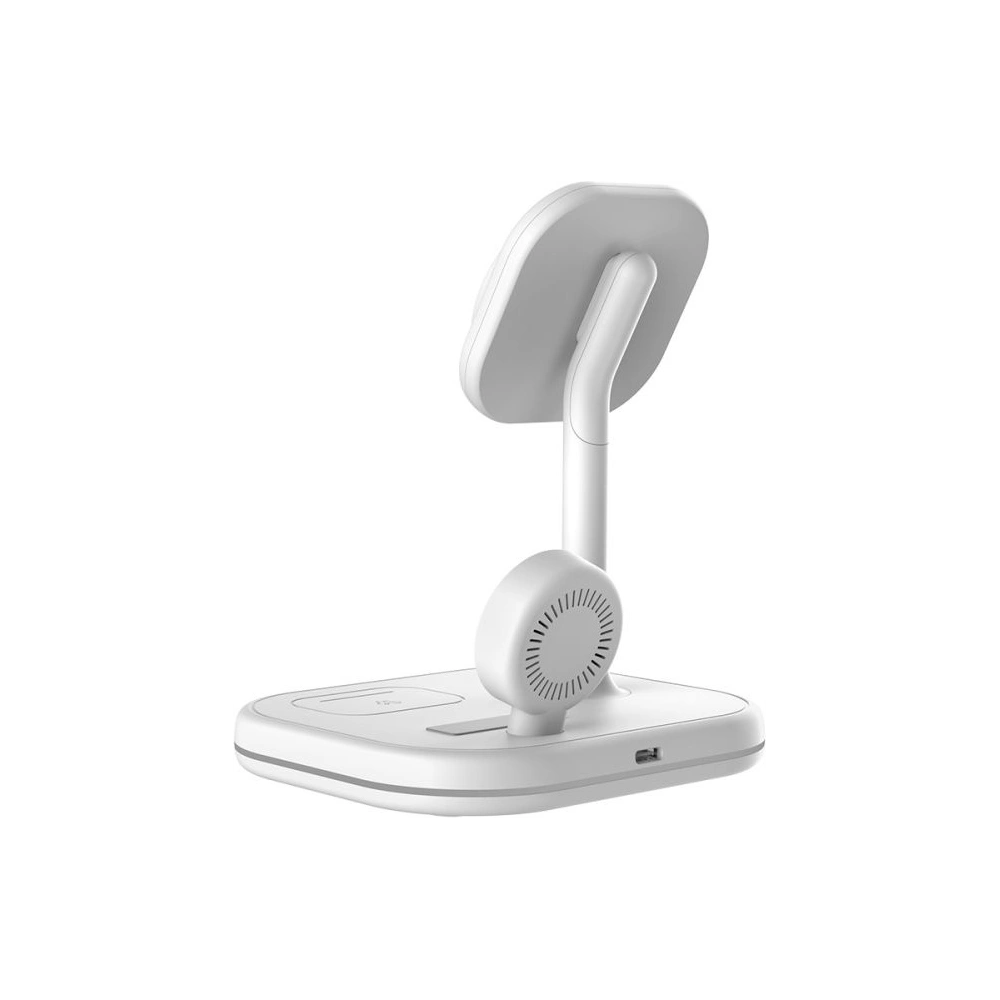 Hurtownia GSM - Bezdrátová nabíječka Tech-Protect QI15W-A27 3in1 Magnetic MagSafe Wireless Charger White - THP2055 - {ean13} - Hurt