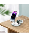 Hurtownia GSM - Vezeték nélküli töltő Tech-Protect QI15W-A27 3in1 Magnetic MagSafe Vezeték nélküli töltő Fehér - THP2055 - {ean13} - Hurt