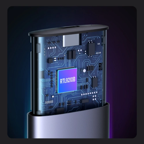 Obudowa na dysk SSD UGREEN CM400 M.2 USB 3.2 Gen 2 (SuperSpeed USB 10Gbps) szary