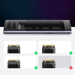 Hurtownia GSM - UGREEN CM400 M.2 USB 3.2 Gen 2 (SuperSpeed USB 10Gbps) SSD ház szürke - UGR1643 - {ean13} - Hurt
