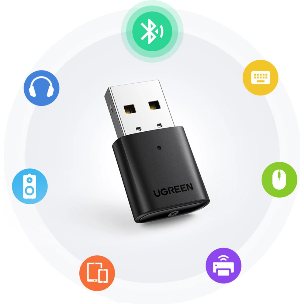 Hurtownia GSM - Adaptor UGREEN CM390 Bluetooth 5.0 USB-A negru - UGR1645 - {ean13} - Hurt