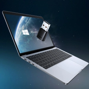 Adaptér UGREEN CM390 Bluetooth 5.0 USB-A černý