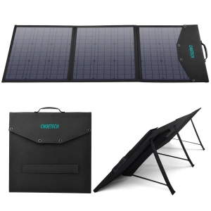 Hurtownia GSM - Solar-Ladegerät Choetech SC008 faltbar 120W DC, USB C, 2xUSB-A schwarz - CHT141 - {ean13} - Hurt