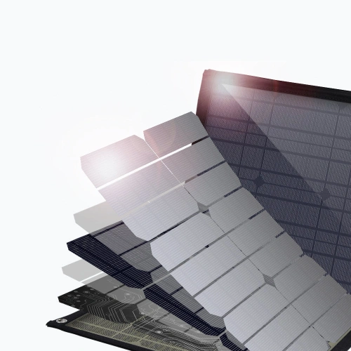 Ładowarka solarna Choetech SC008 składana 120W DC, USB C, 2xUSB-A czarna