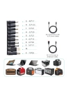 Hurtownia GSM - Solární nabíječka Choetech SC008 skládací 120W DC, USB C, 2xUSB-A černá - CHT141 - {ean13} - Hurt