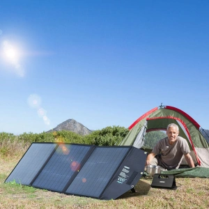 Hurtownia GSM - Solární nabíječka Choetech SC008 skládací 120W DC, USB C, 2xUSB-A černá - CHT141 - {ean13} - Hurt