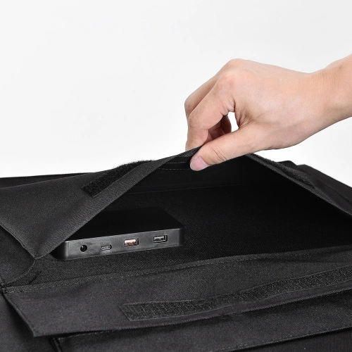 Ładowarka solarna Choetech SC008 składana 120W DC, USB C, 2xUSB-A czarna