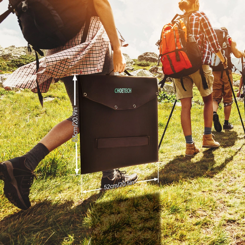 Hurtownia GSM - Solar-Ladegerät Choetech SC008 faltbar 120W DC, USB C, 2xUSB-A schwarz - CHT141 - {ean13} - Hurt