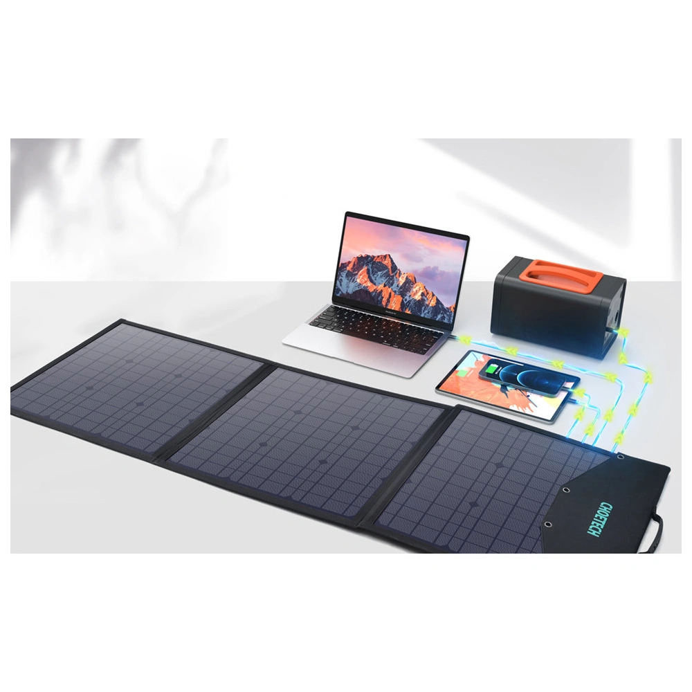 Hurtownia GSM - Solární nabíječka Choetech SC008 skládací 120W DC, USB C, 2xUSB-A černá - CHT141 - {ean13} - Hurt