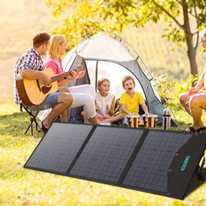 Hurtownia GSM - Solar-Ladegerät Choetech SC008 faltbar 120W DC, USB C, 2xUSB-A schwarz - CHT141 - {ean13} - Hurt