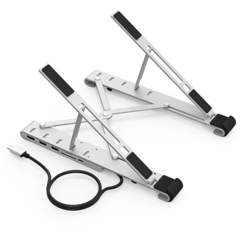 Podstawka HUB Choetech HUB-M43 PD/USB-C HDMI(4K/30Hz)/2xUSB-A/USB-C/SD/TF czarny