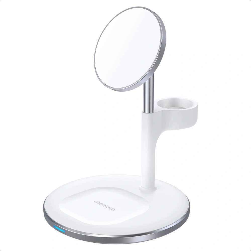 Hurtownia GSM - Bezdrátová magnetická nabíječka Choetech T586-F MagSafe 3w1 pro iPhone/AirPods/Apple Watch bílá - CHT146 - {ean13} - Hurt