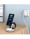 Hurtownia GSM - Bezdrátová magnetická nabíječka Choetech T586-F MagSafe 3w1 pro iPhone/AirPods/Apple Watch bílá - CHT146 - {ean13} - Hurt