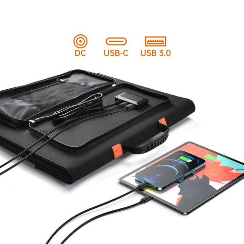 Ładowarka solarna Choetech SC008 składana 120W USB-C/USB-A