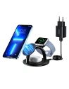 Hurtownia GSM - Bezdrátová nabíjecí stanice Choetech T587-F 3w1 iPhone 12/13/14, AirPods Pro, Apple Watch černá - CHT150 - {ean13} - Hurt
