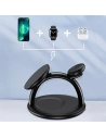 Hurtownia GSM - Bezdrátová nabíjecí stanice Choetech T587-F 3w1 iPhone 12/13/14, AirPods Pro, Apple Watch černá - CHT150 - {ean13} - Hurt