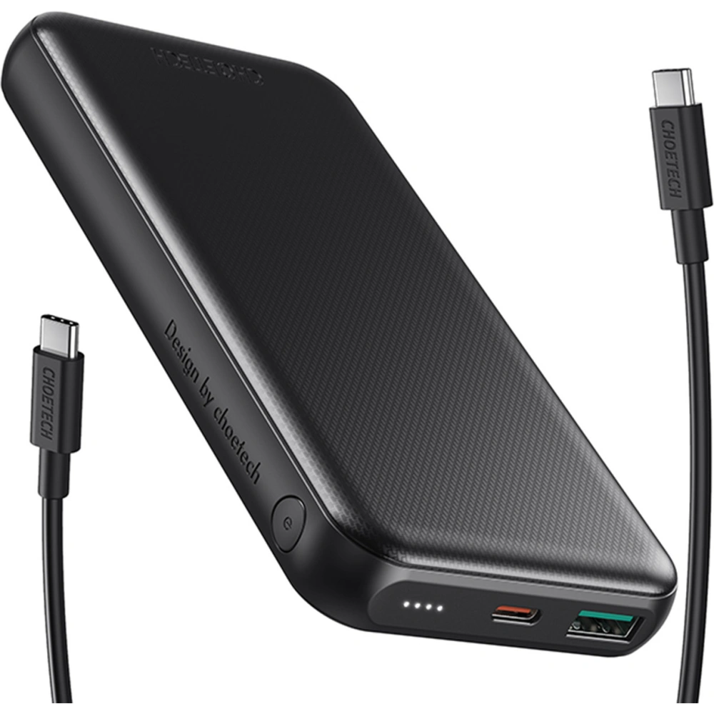 Hurtownia GSM - Powerbank Choetech 10000mAh 18W QC PD USB-A/USB-C černý - CHT152 - {ean13} - Hurt