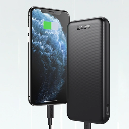 Powerbank Choetech 10000mAh 18W QC PD USB-A/USB-C czarny