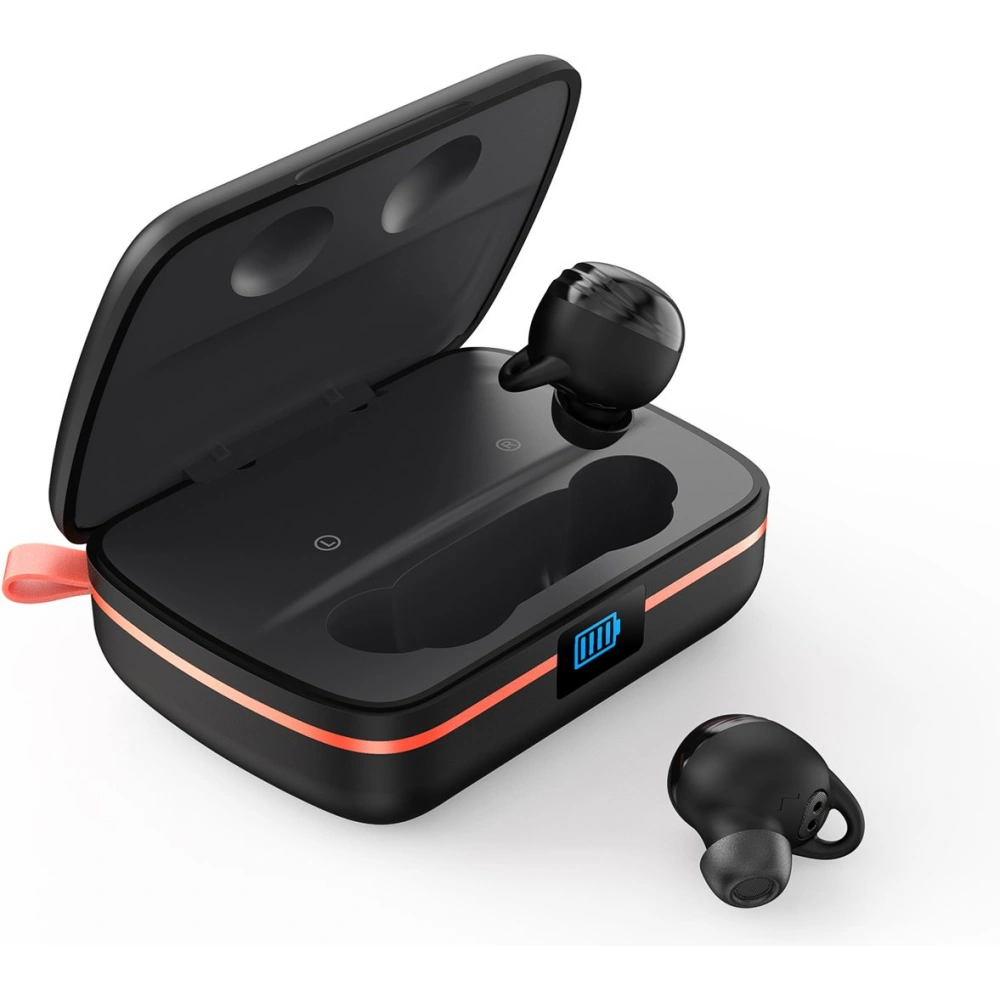 Hurtownia GSM - TWS Kopfhörer Choetech BH-T05 wasserdicht mit Solarpanel und 2500mAh Powerbank schwarz - CHT153 - {ean13} - Hurt