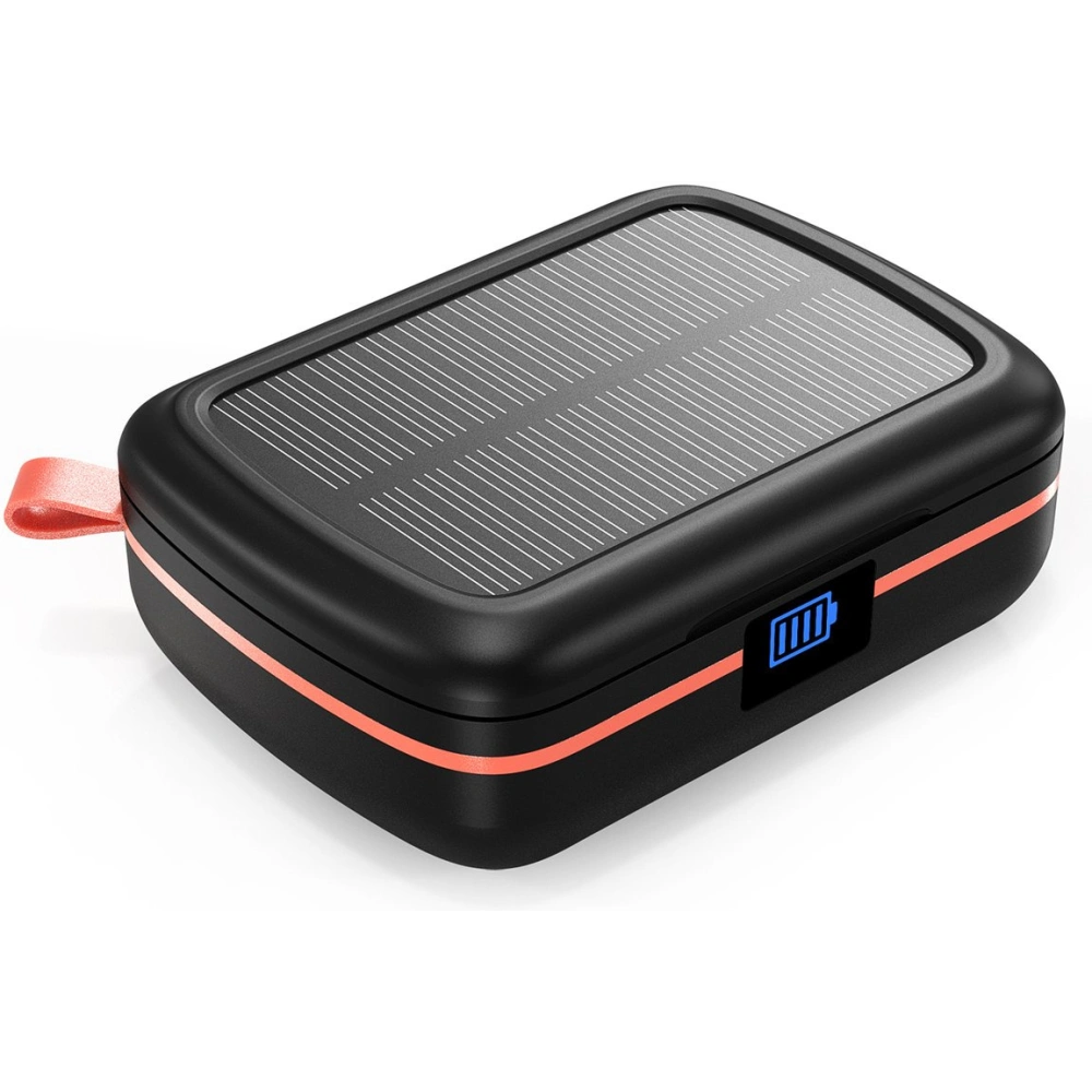 Hurtownia GSM - Sluchátka TWS Choetech BH-T05 voděodolné s solárním panelem a powerbankou 2500mAh černé - CHT153 - {ean13} - Hurt
