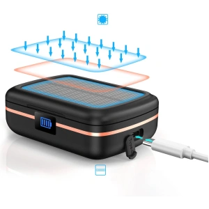 Hurtownia GSM - TWS Kopfhörer Choetech BH-T05 wasserdicht mit Solarpanel und 2500mAh Powerbank schwarz - CHT153 - {ean13} - Hurt