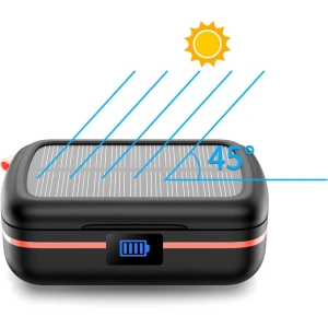 Hurtownia GSM - TWS Kopfhörer Choetech BH-T05 wasserdicht mit Solarpanel und 2500mAh Powerbank schwarz - CHT153 - {ean13} - Hurt