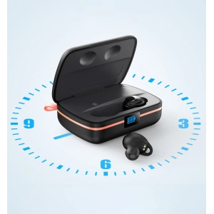 Hurtownia GSM - TWS Kopfhörer Choetech BH-T05 wasserdicht mit Solarpanel und 2500mAh Powerbank schwarz - CHT153 - {ean13} - Hurt