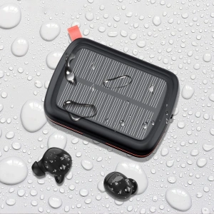 Hurtownia GSM - TWS Kopfhörer Choetech BH-T05 wasserdicht mit Solarpanel und 2500mAh Powerbank schwarz - CHT153 - {ean13} - Hurt