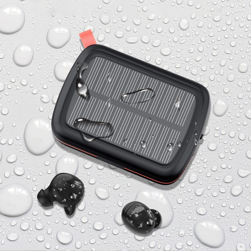 Hurtownia GSM - TWS Kopfhörer Choetech BH-T05 wasserdicht mit Solarpanel und 2500mAh Powerbank schwarz - CHT153 - {ean13} - Hurt