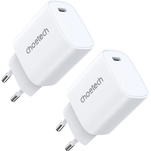 Hurtownia GSM - Netzteil Choetech Q5004 20W PD weiß [2 PACK] - CHT154 - {ean13} - Hurt