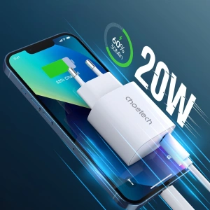 Hurtownia GSM - Nabíječka Choetech Q5004 20W PD bílá [2 PACK] - CHT154 - {ean13} - Hurt