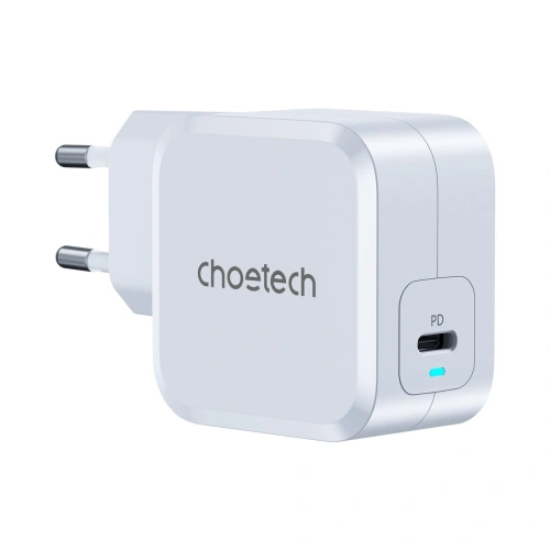 Ładowarka sieciowa Choetech PD8007 USB-C 45W PPS/PD biała