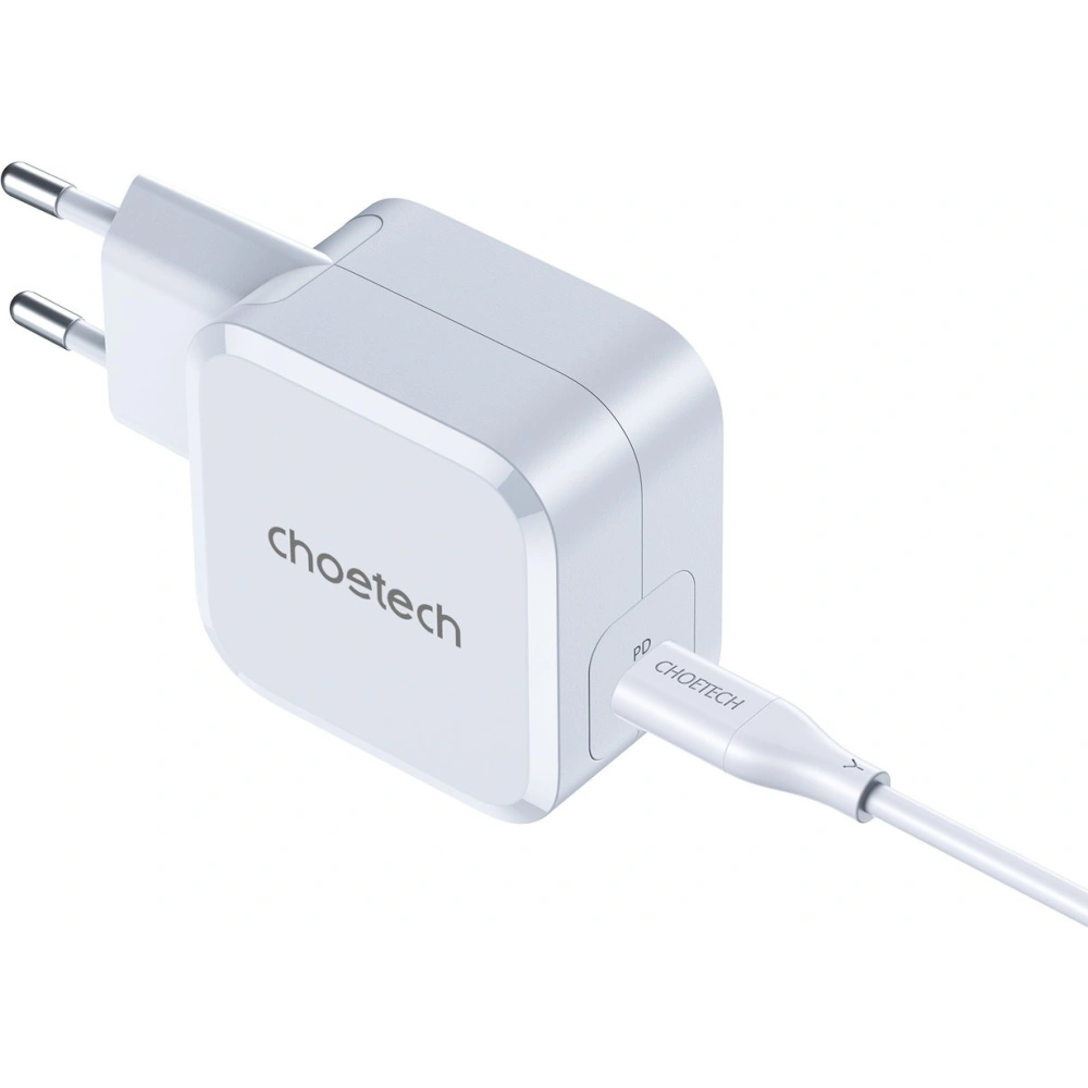 Hurtownia GSM - Töltő Choetech PD8007 USB-C 45W PPS/PD fehér - CHT155 - {ean13} - Hurt