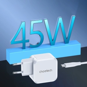Hurtownia GSM - Netzteil Choetech PD8007 USB-C 45W PPS/PD weiß - CHT155 - {ean13} - Hurt