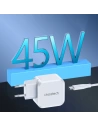 Hurtownia GSM - Töltő Choetech PD8007 USB-C 45W PPS/PD fehér - CHT155 - {ean13} - Hurt