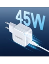 Hurtownia GSM - Töltő Choetech PD8007 USB-C 45W PPS/PD fehér - CHT155 - {ean13} - Hurt