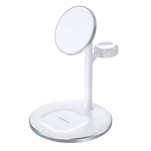 Hurtownia GSM - Vezeték nélküli töltőállomás Choetech T585-F 3w1 iPhone 12/13, AirPods Pro, Apple Watch fehér - CHT156 - {ean13} - Hurt