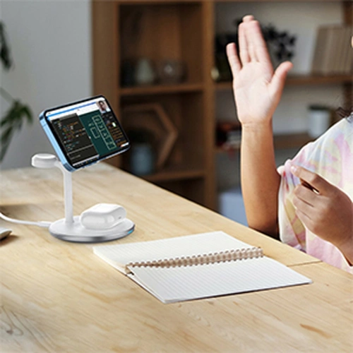 Bezprzewodowa stacja ładująca Choetech T585-F 3w1 iPhone 12/13, AirPods Pro, Apple Watch biały