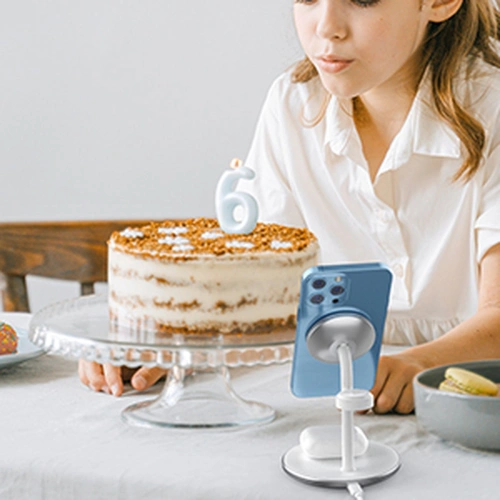 Bezprzewodowa stacja ładująca Choetech T585-F 3w1 iPhone 12/13, AirPods Pro, Apple Watch biały