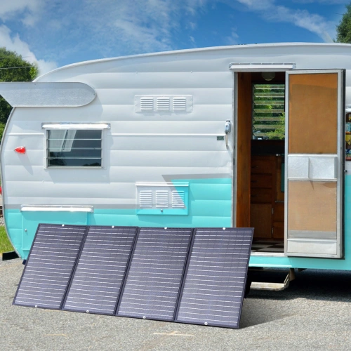 Ładowarka solarna turystyczna Choetech SC010 składana 160W czarna