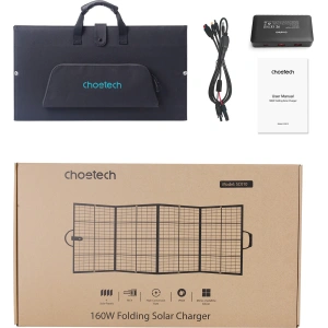 Hurtownia GSM - Solar-Ladegerät Choetech SC010 faltbar 160W schwarz - CHT157 - {ean13} - Hurt