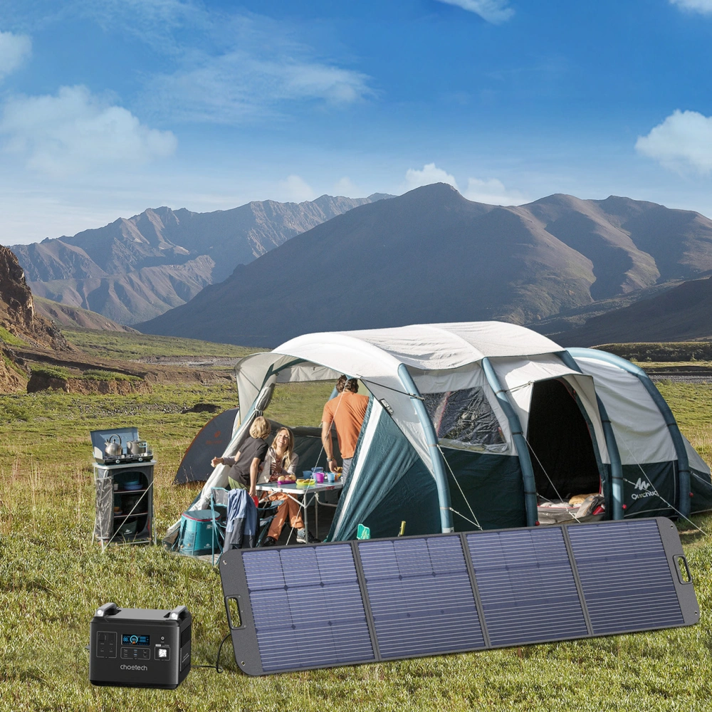 Hurtownia GSM - Solar-Ladegerät Choetech SC011 200W tragbares Solarpanel schwarz - CHT158 - {ean13} - Hurt
