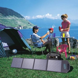 Hurtownia GSM - Solar-Ladegerät Choetech SC009-V2 100W faltbar USB-C, 2xUSB-A PD QC schwarz - CHT159 - {ean13} - Hurt